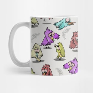 Colourful Bird Pattern Mug